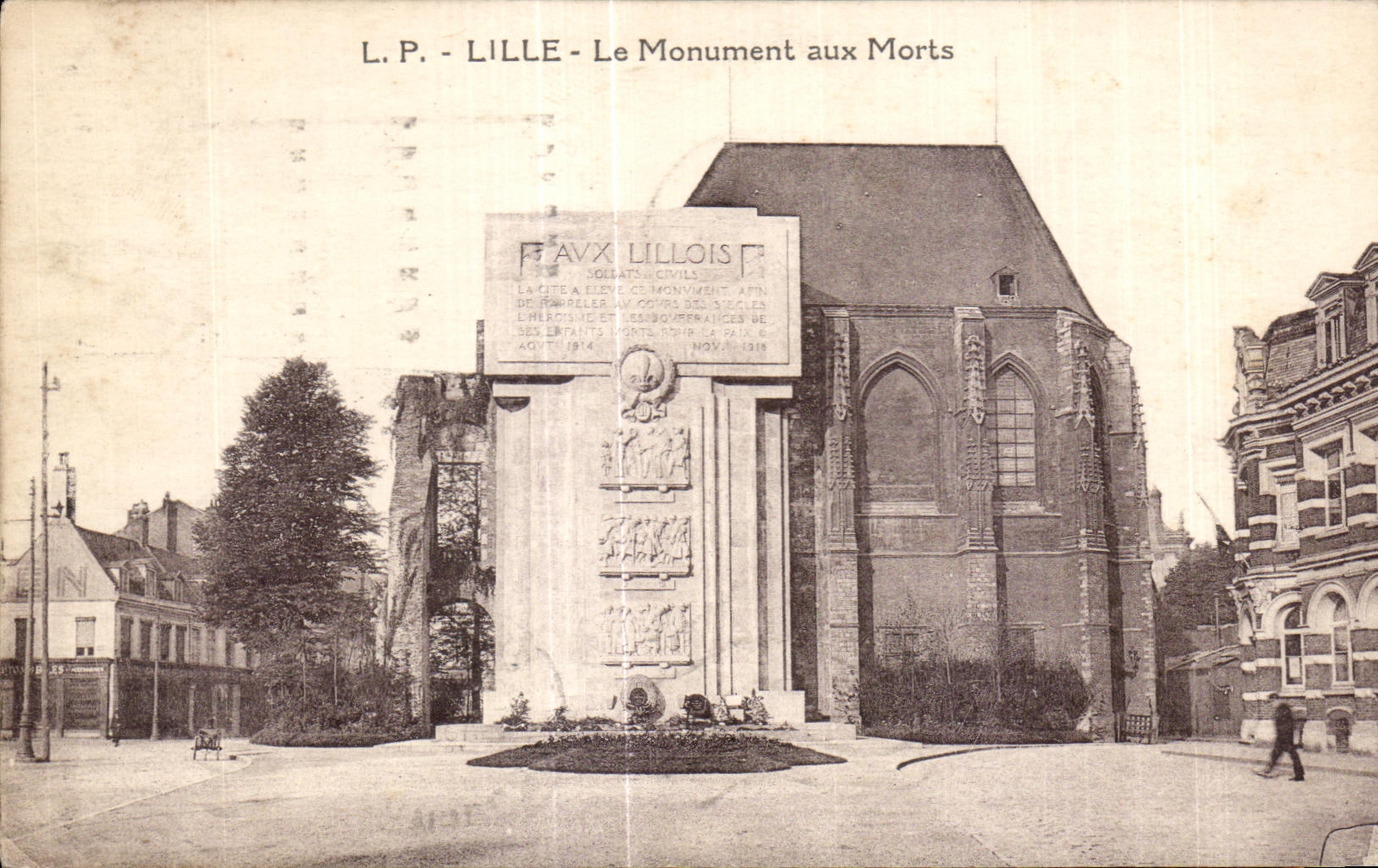 CPA Lille the War memorial