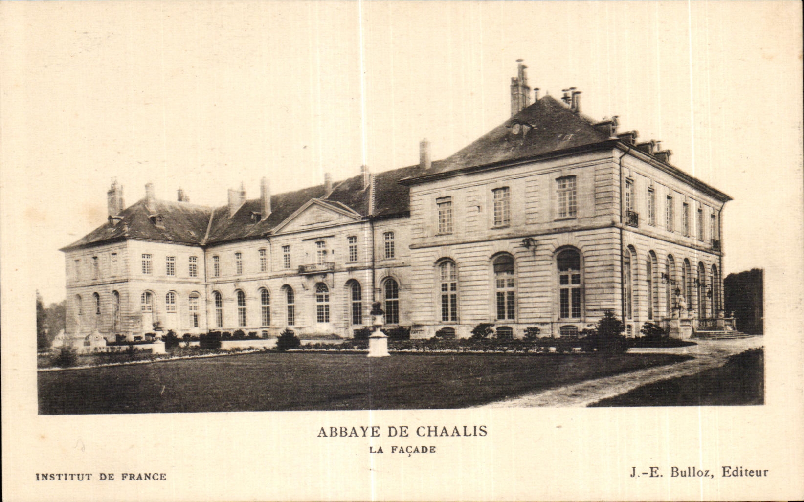 CPA Abbey De Chaalis el ataque frontal