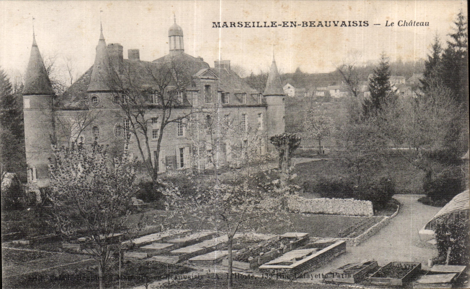 CPA Marseille En Beauvaisis Le Chateau