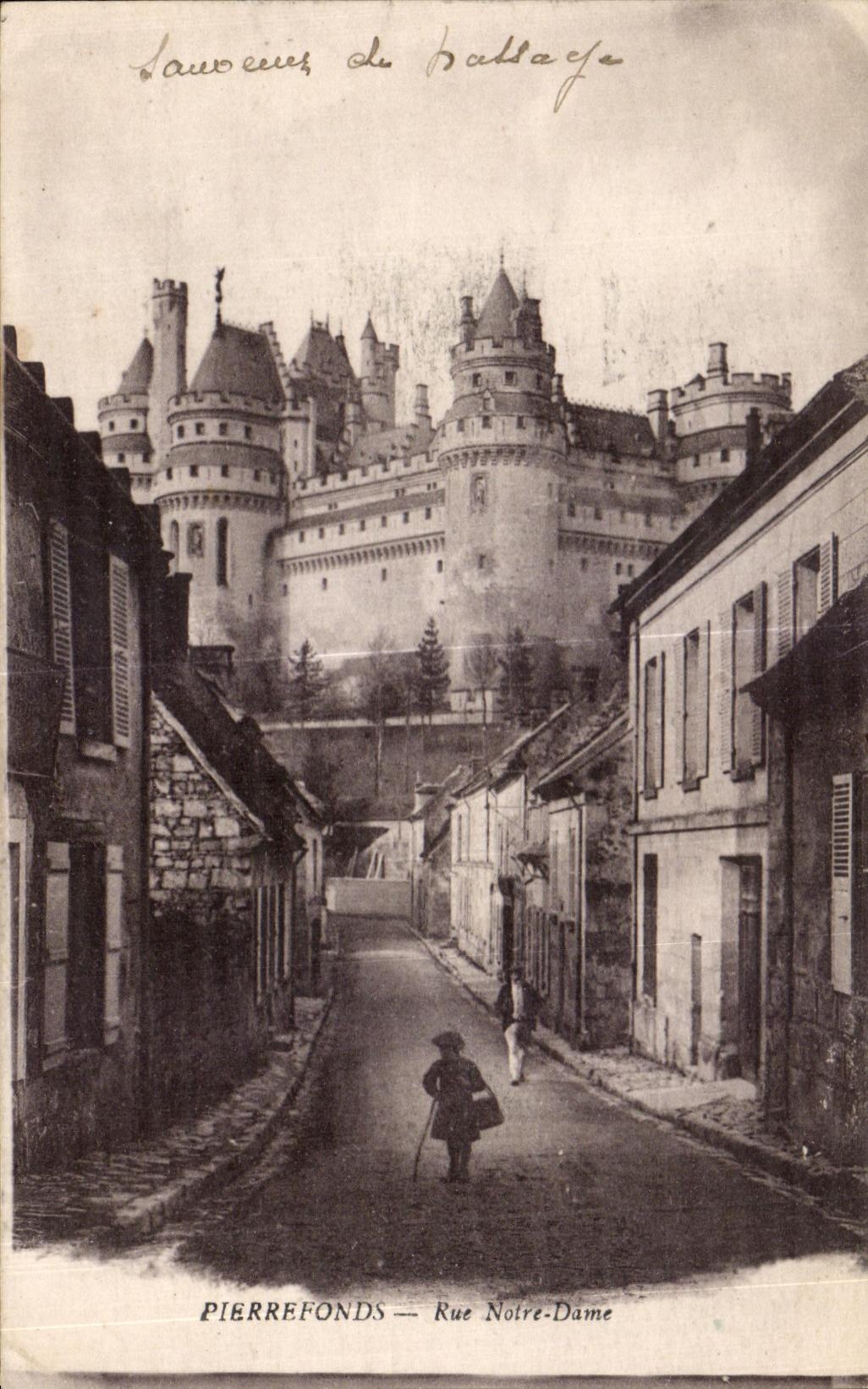 CPA Pierrefonds Rue Notre Dame