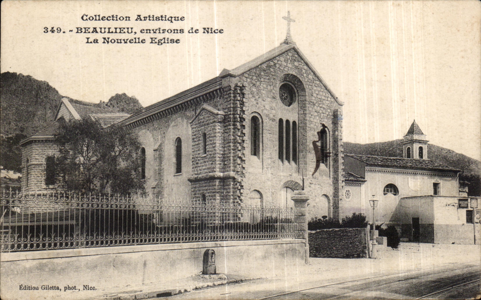 CPA Collection Artistique Beaulieu environs de Nice La Nouvelle Eglise