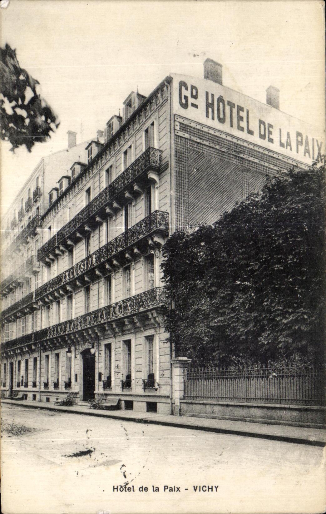CPA Hotel de la Paix Vichy