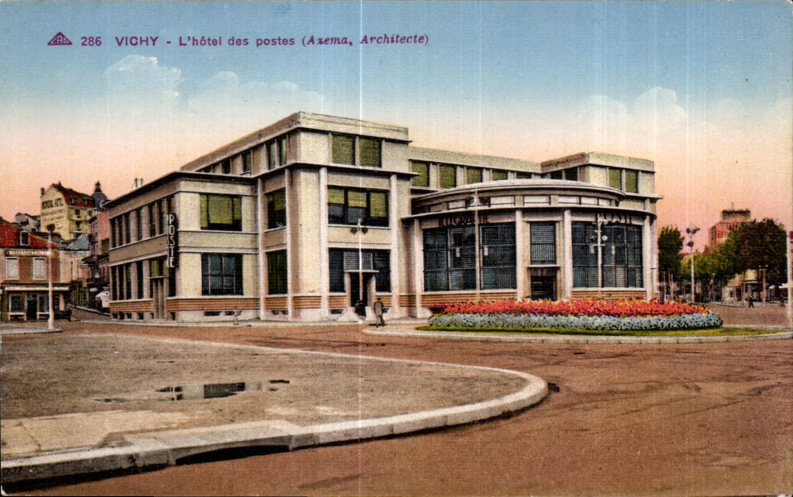 CPA Vichy L Hotel des postes 