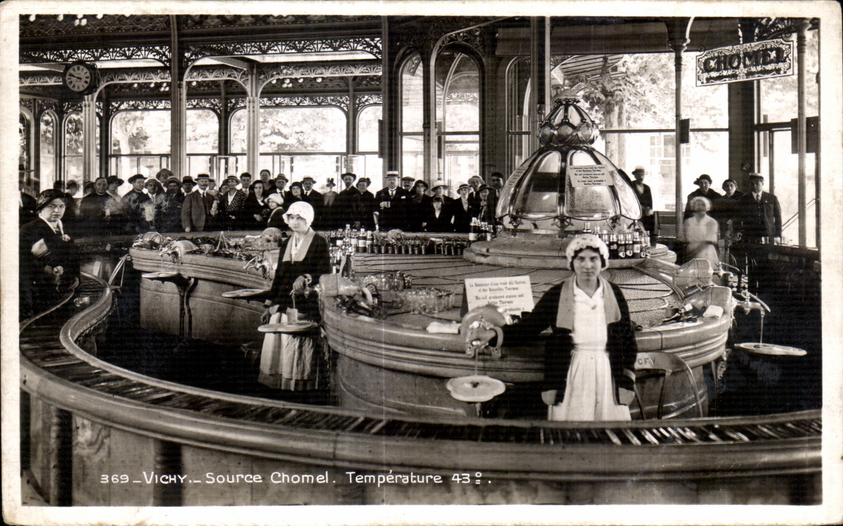 CPA Vichy Source Chomel Tempreature 