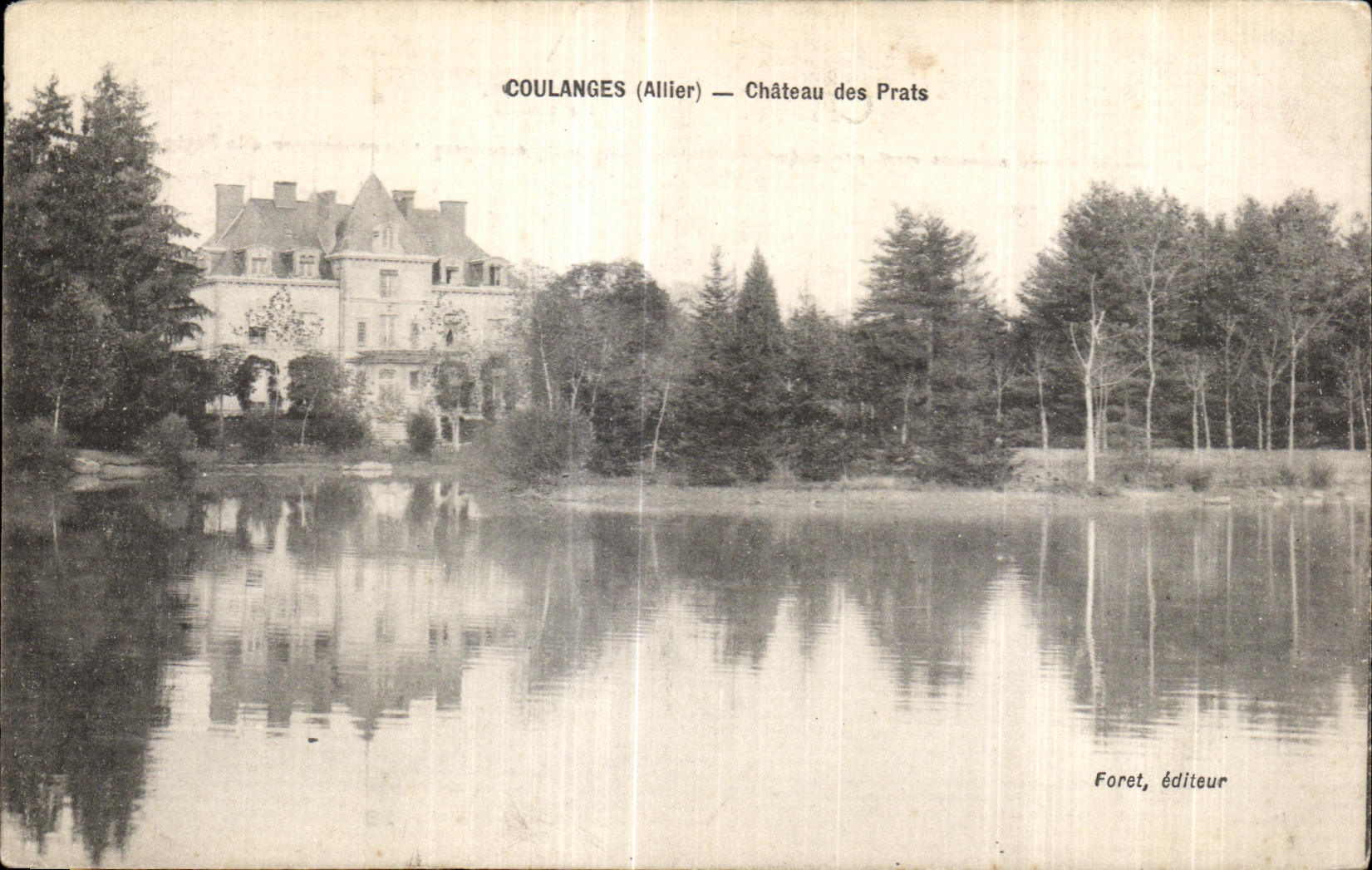CPA Coulanges Chateau des Prats