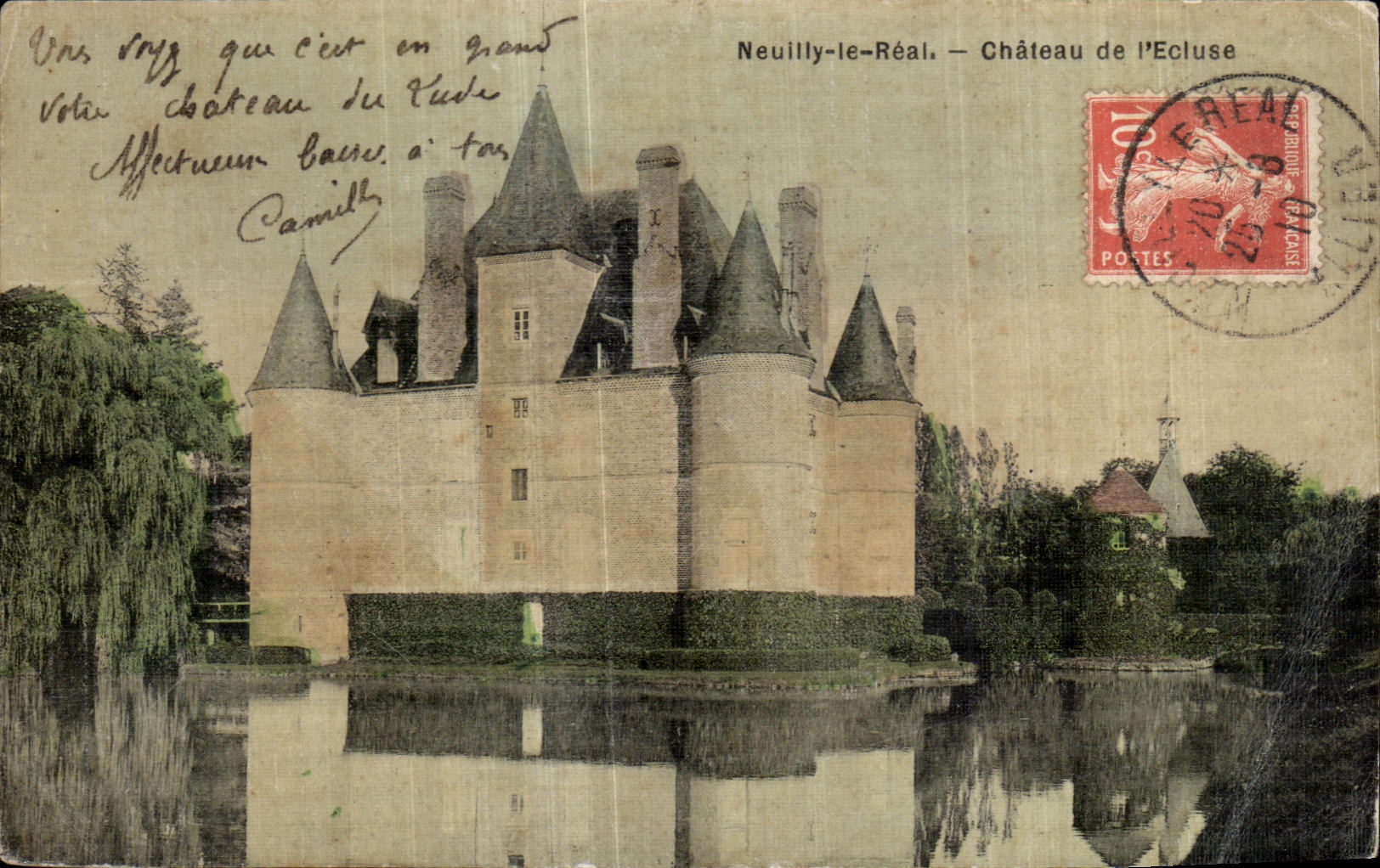 CPA Neully le Real Chateau de I Ecluse