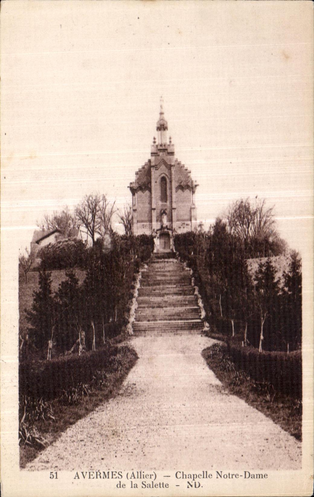 CPA Avermes Chapelle Notre Dame de la Salette