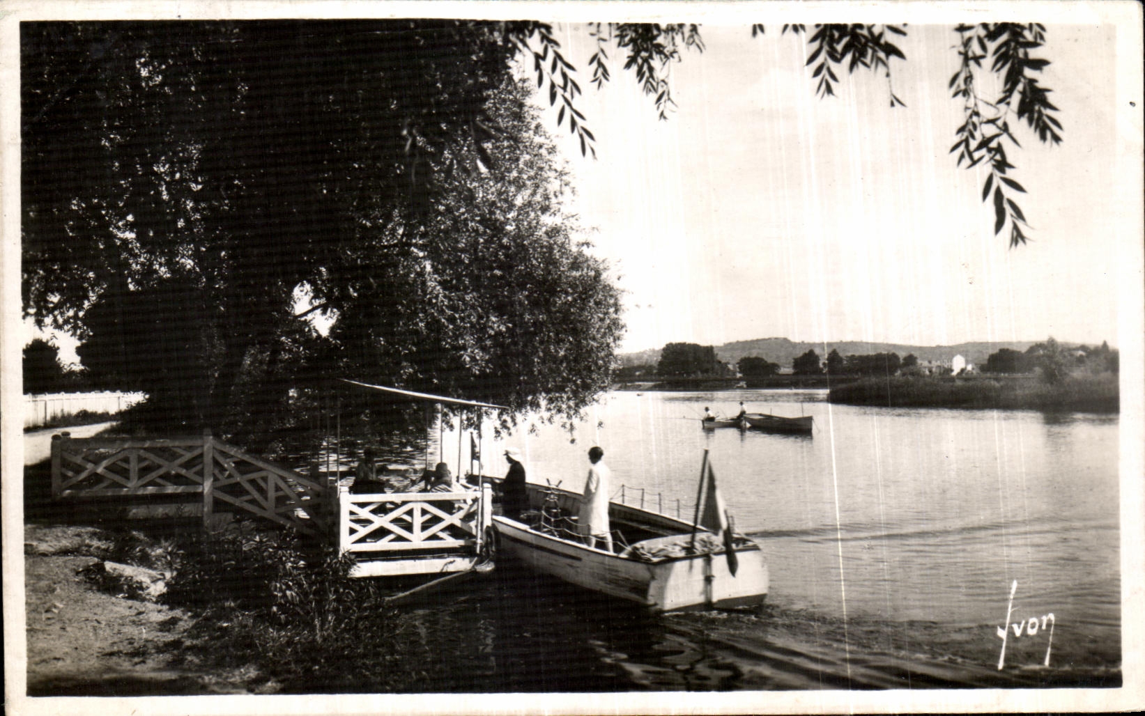 CPA Les Bords de Allier 