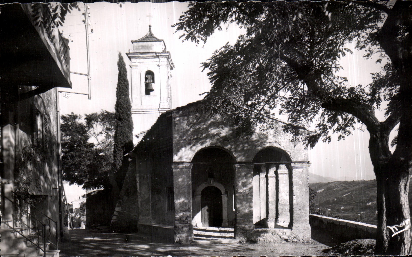 CPA Cagnes Sur Mer La Chapelle de Protection