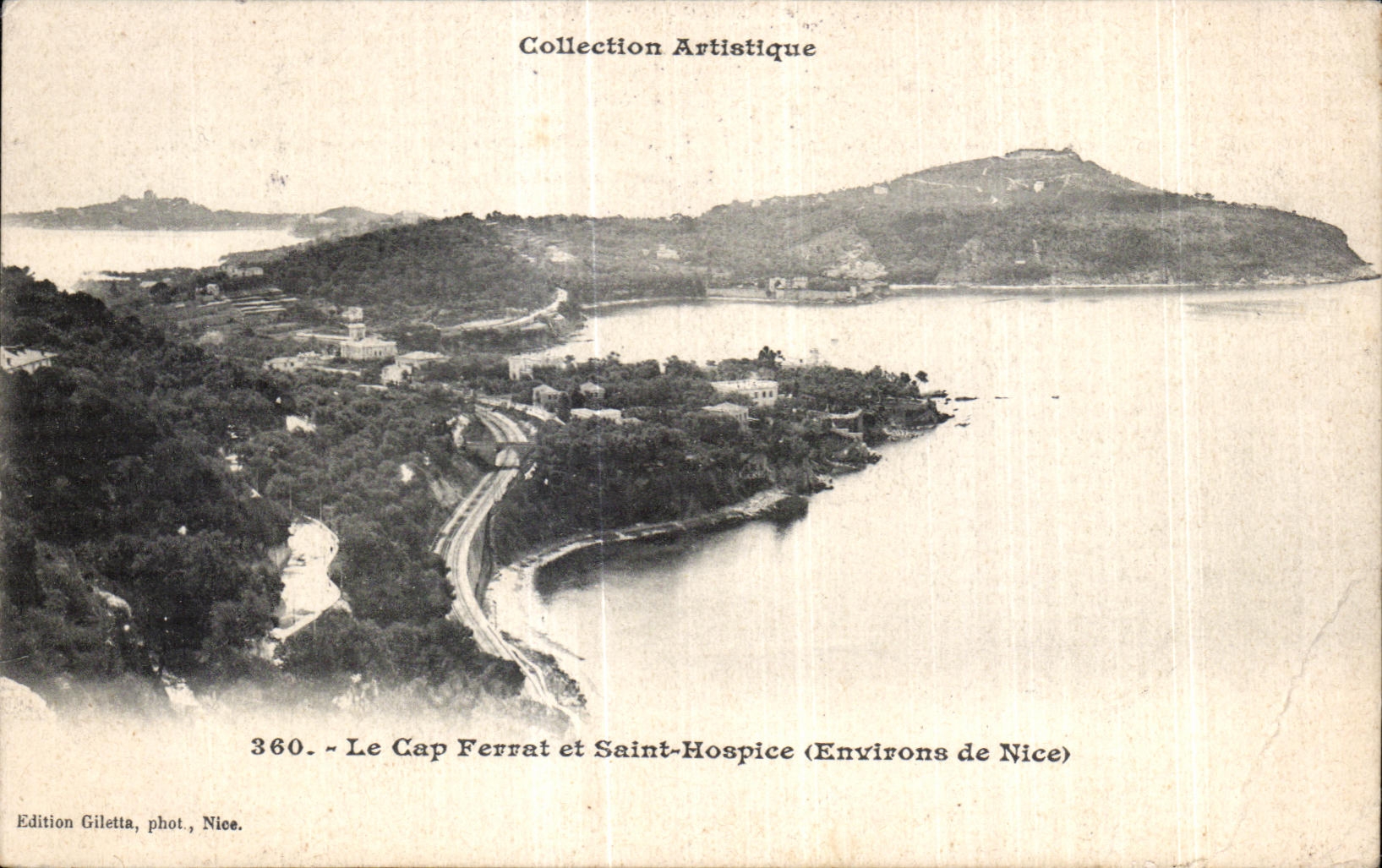 CPA Le Cap Ferrat et Saint Hospice (Environs de Nice)