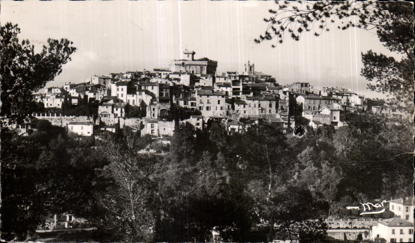 CPA Cagnes Sur Mer Vue generale