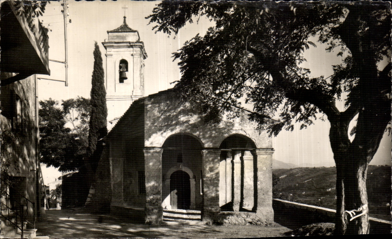 CPA Cagnes Sur Mer La Chapelle de Protection 
