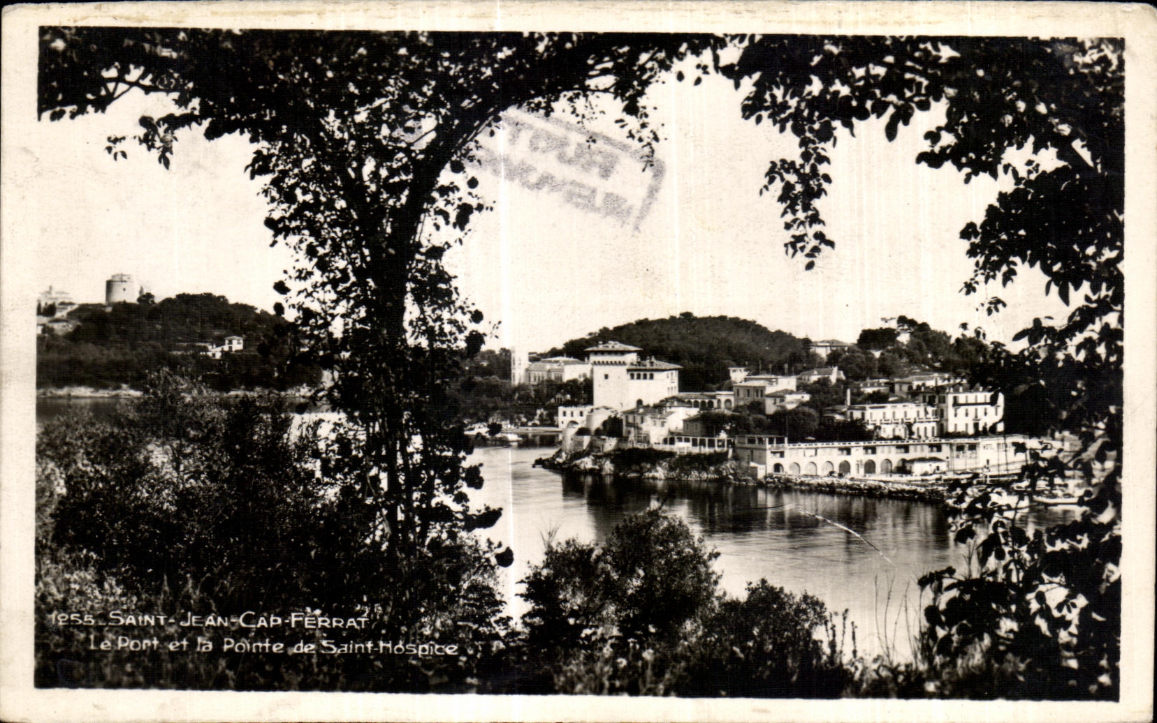CPA St Jean Cap Ferrat La Port et la Pointe Sainte Hospice