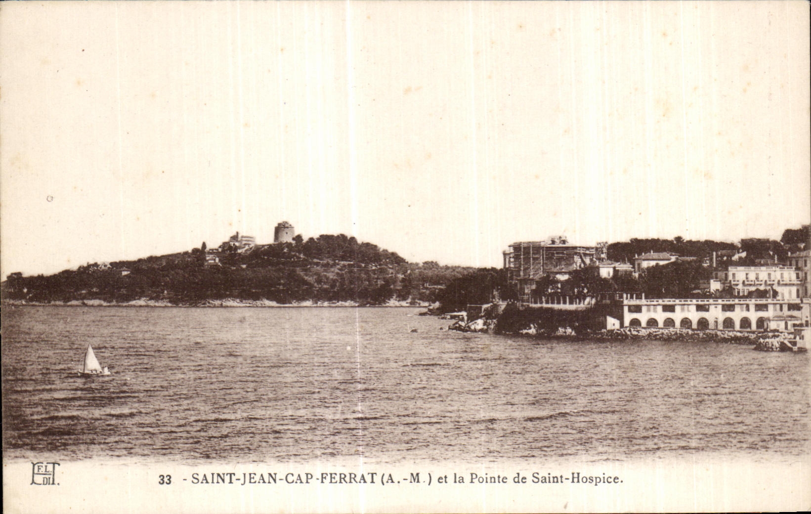 CPA St Jean Cap Ferrat et la Pointe de Saint Hospice