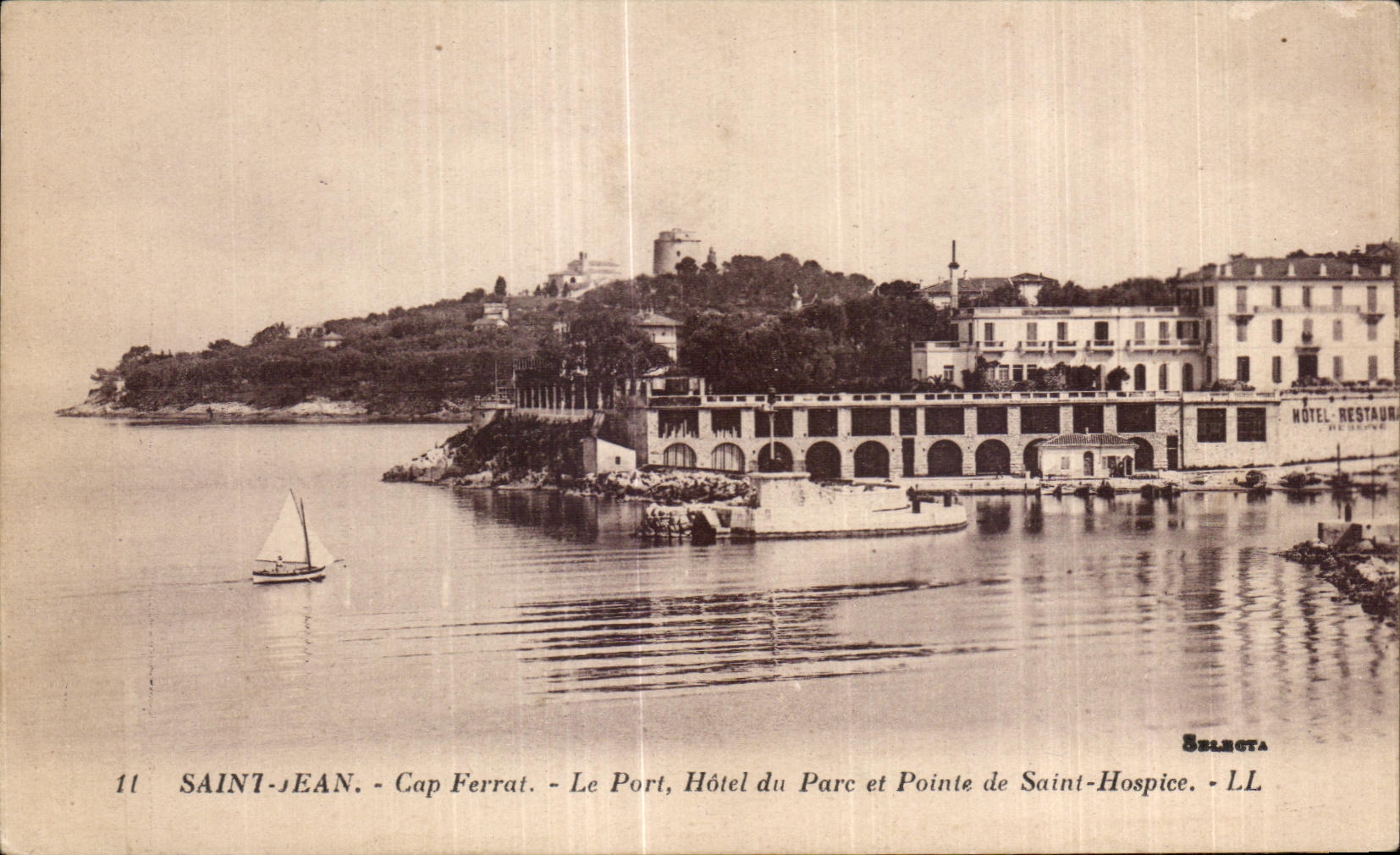 CPA Saint Jean Cap Ferrat Le Port Hotel du et Pointe de Saint Hospice