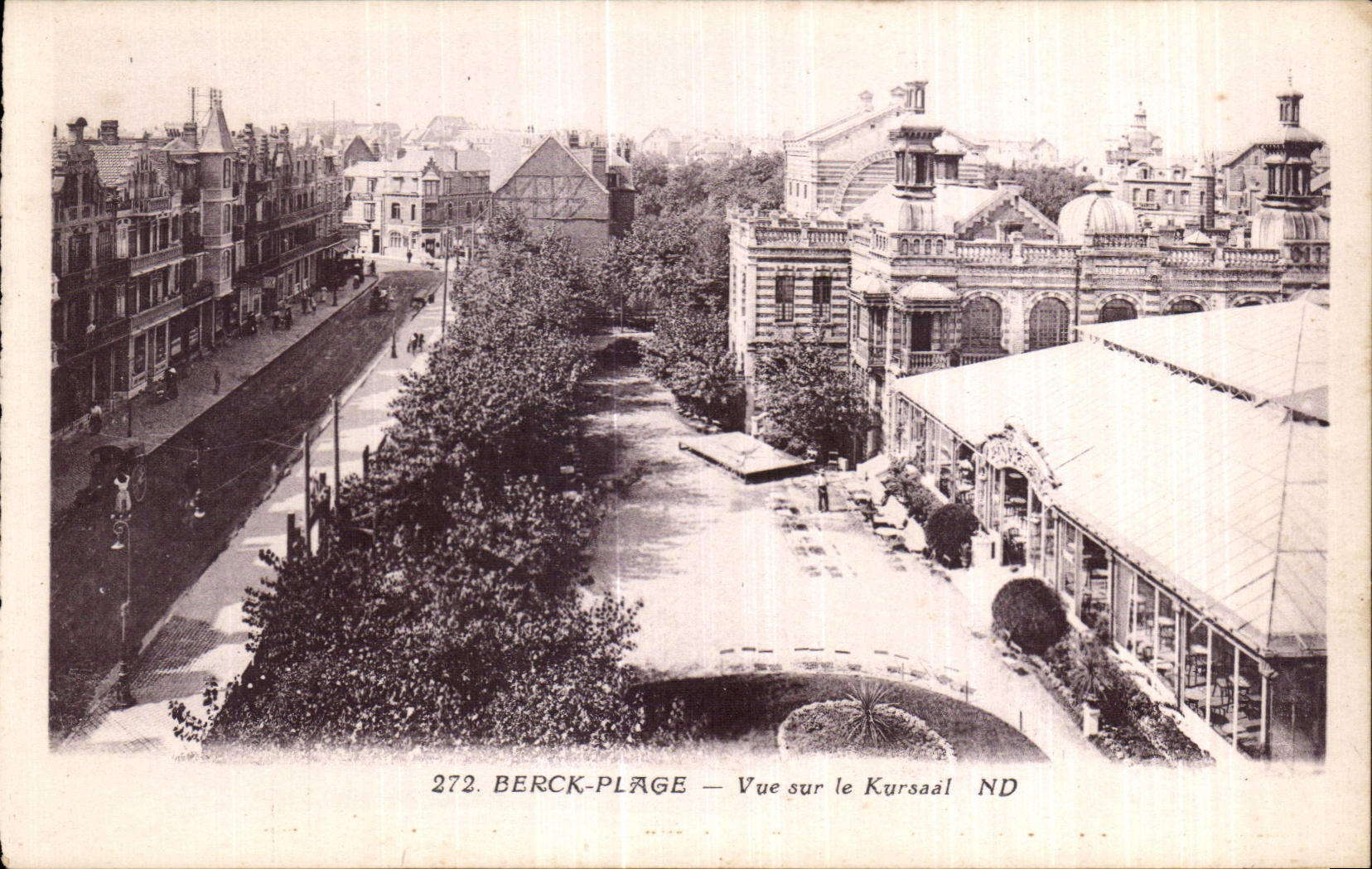 CPA Berck Plage Vue sur le Kursaal