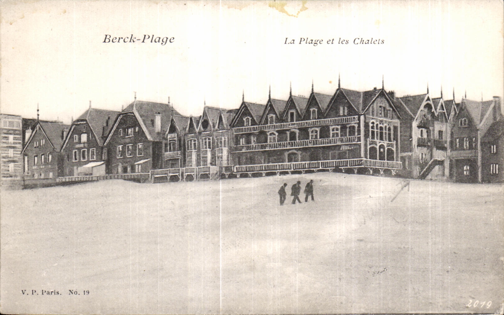 CPA Berck Plage La Plage et les Chalets