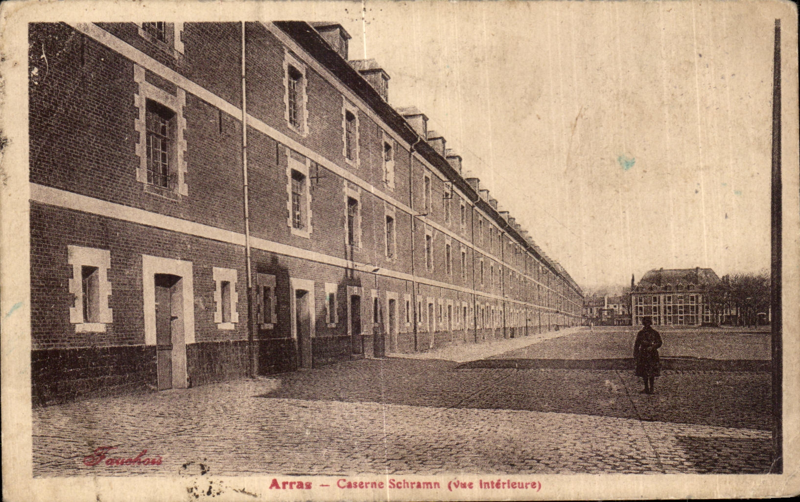 CPA Arras Caserne Schramn (Vue Interieure)
