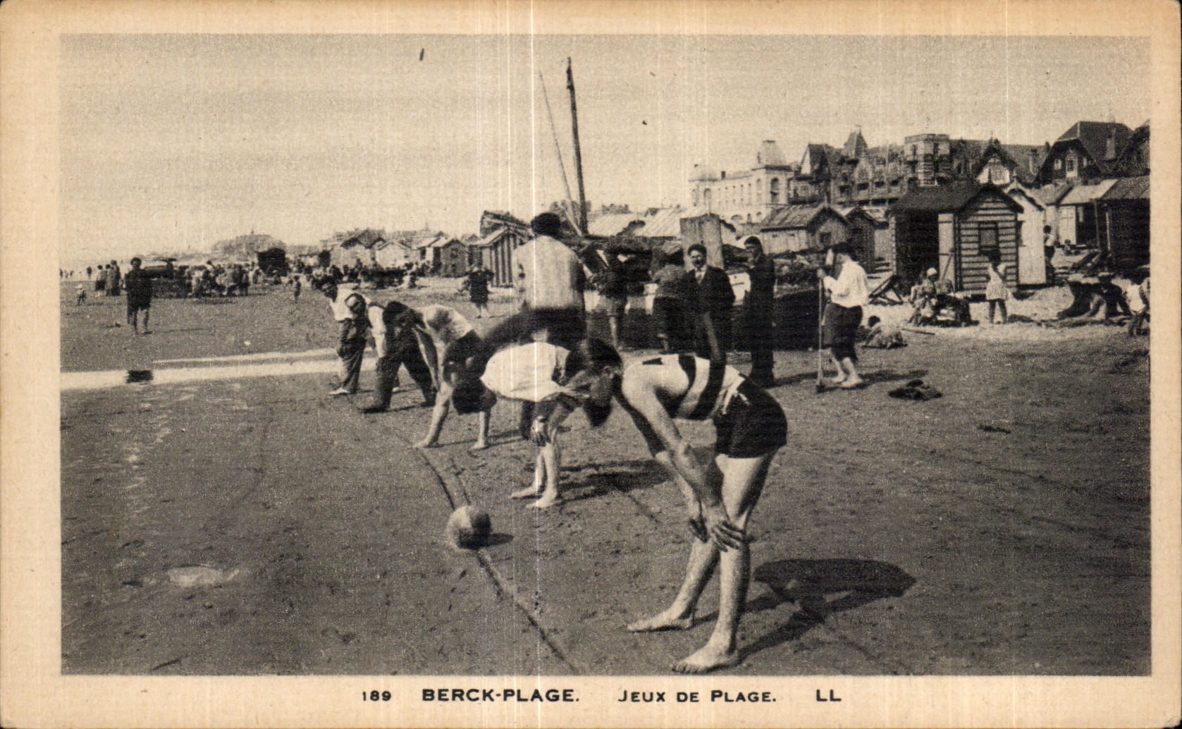 CPA Berck Plage Jeux De Plage