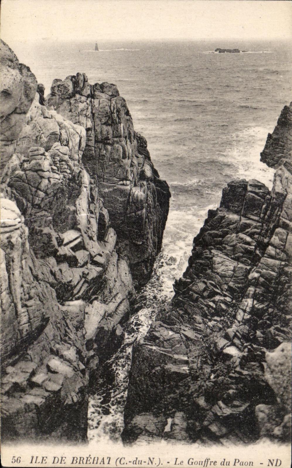 CPA Ile de Brehat La Gouffre du Paon