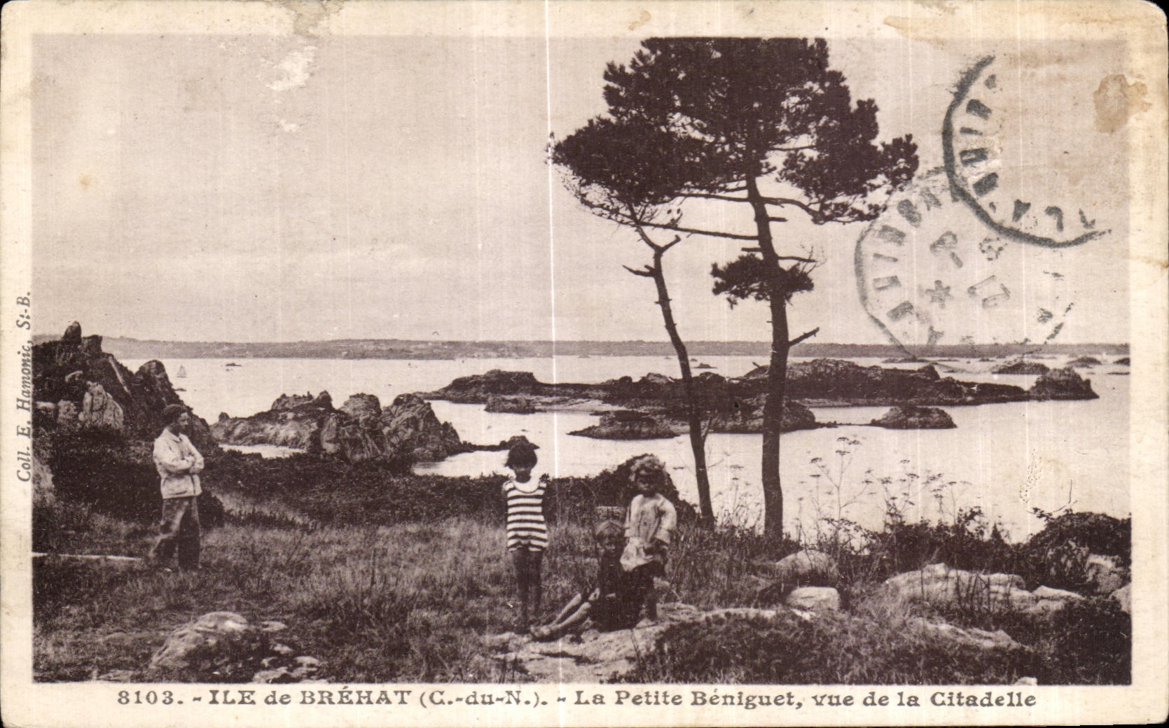 CPA Ile de Brehat La Petite Benignet vue de la Citadelle