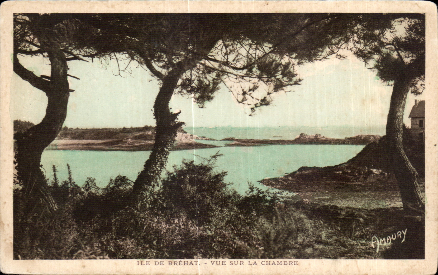 CPA Ile de Brehat Vue Sur La Chambre