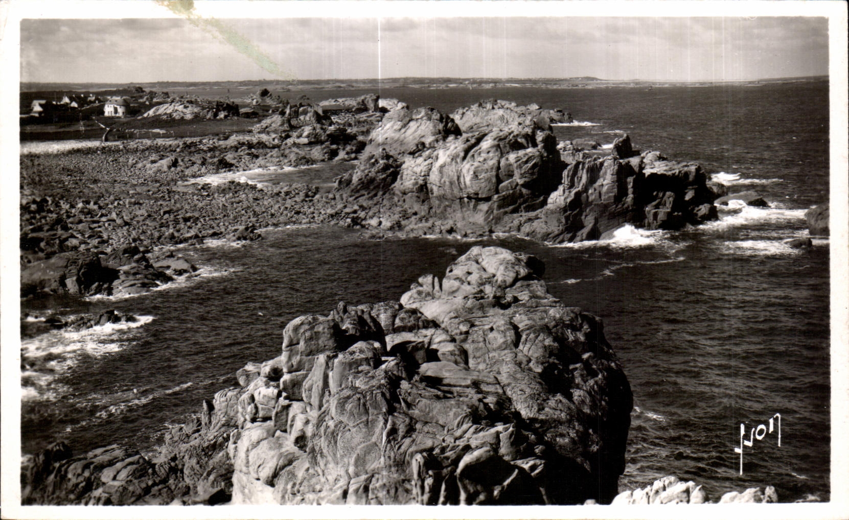 CPA Ile de Brehat Rochers de la Vierge