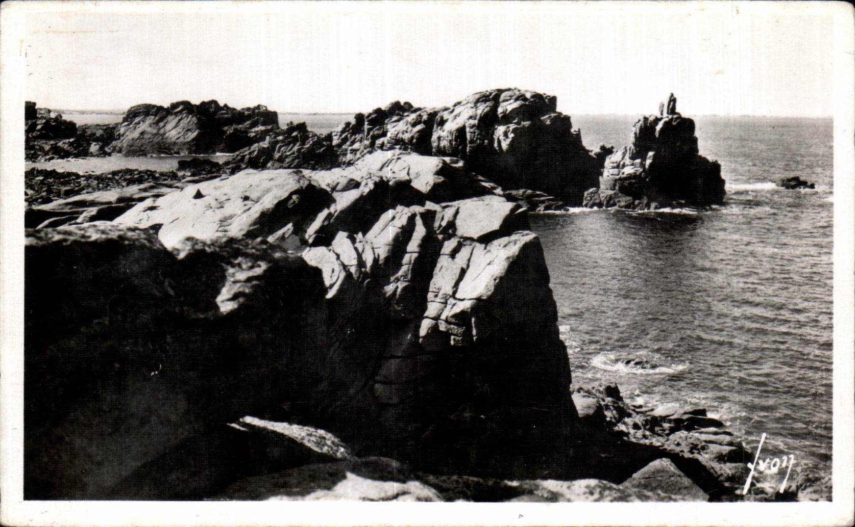 CPA Ile de Brehat Cotes du Nord Les rochers du Paon