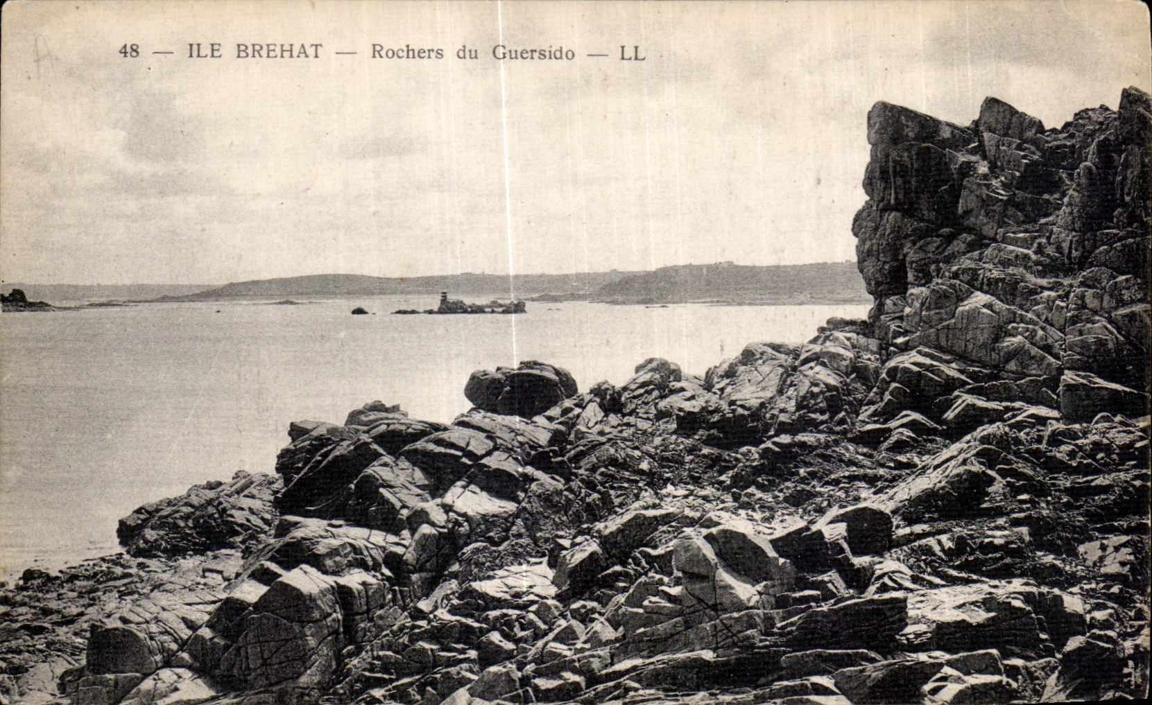 CPA Ile de Brehat Rochers du Guersido