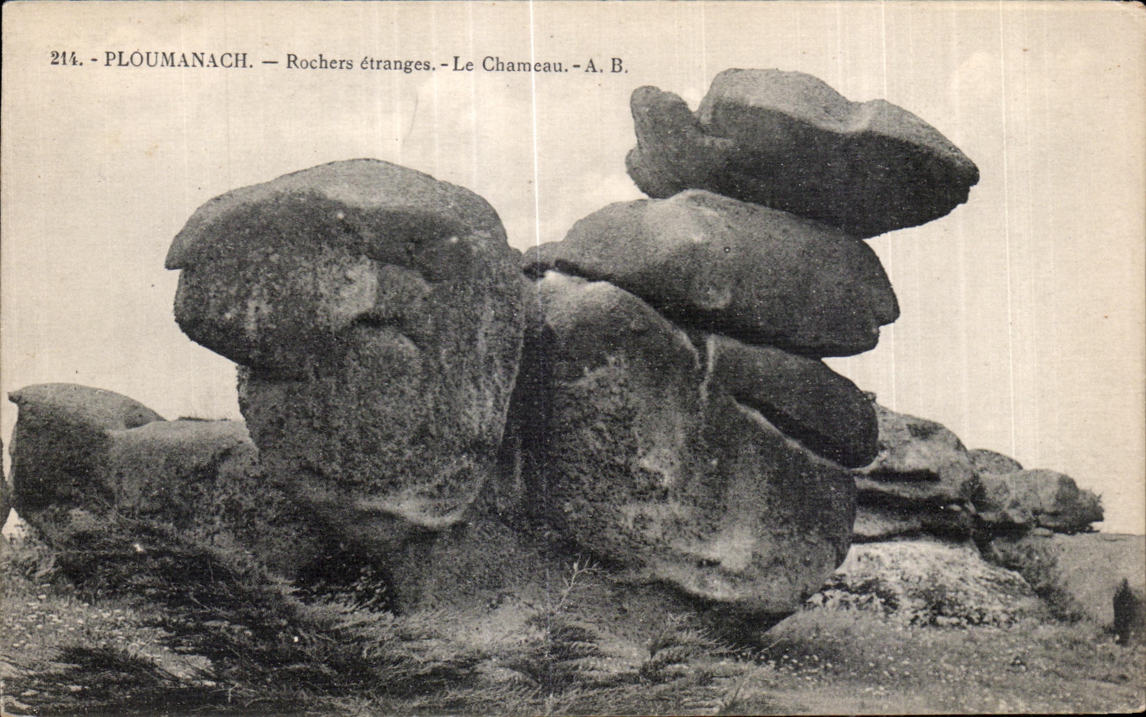 CPA Ploumanac h Rochers etranges Le Chameau