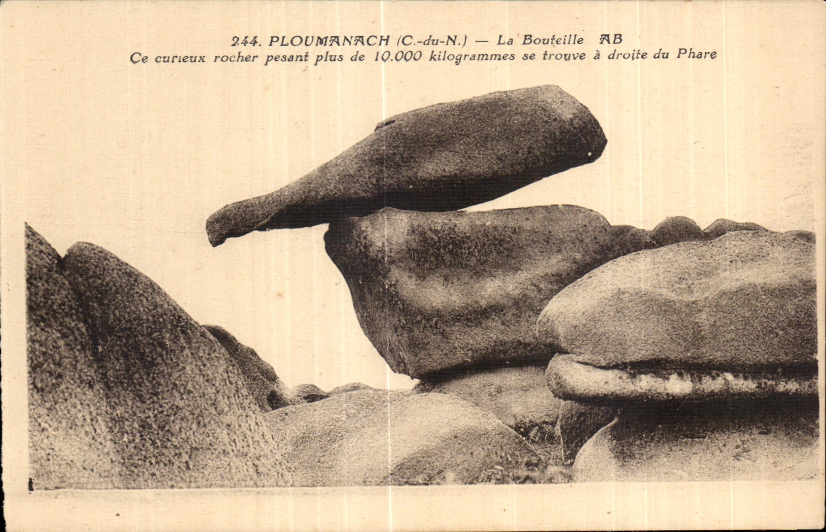 CPA Ploumanac h La Bouteille 