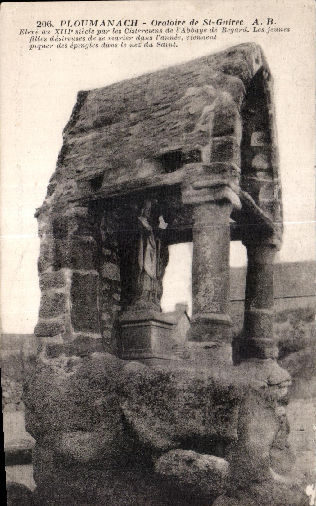 CPA Ploumanac h Oratoire de St Guirec 
