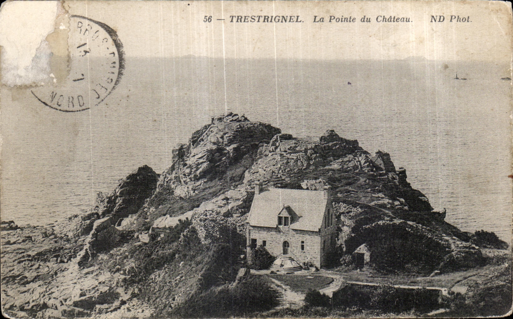 CPA Trestrignel La Pointe du Chateau