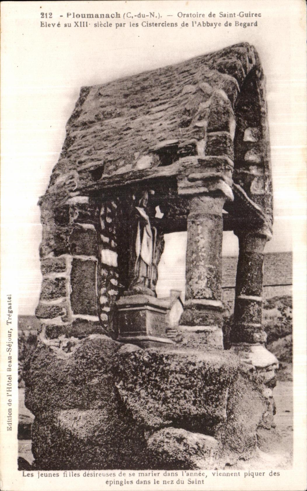 CPA Ploumanac h Oratoire de Sanit Guirec 