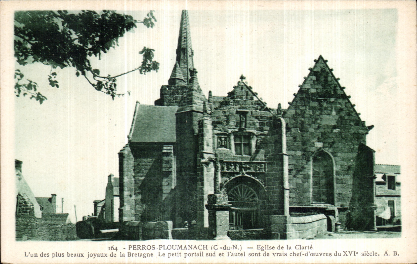 CPA Perros Ploumanac h Eglise de la Clarte 