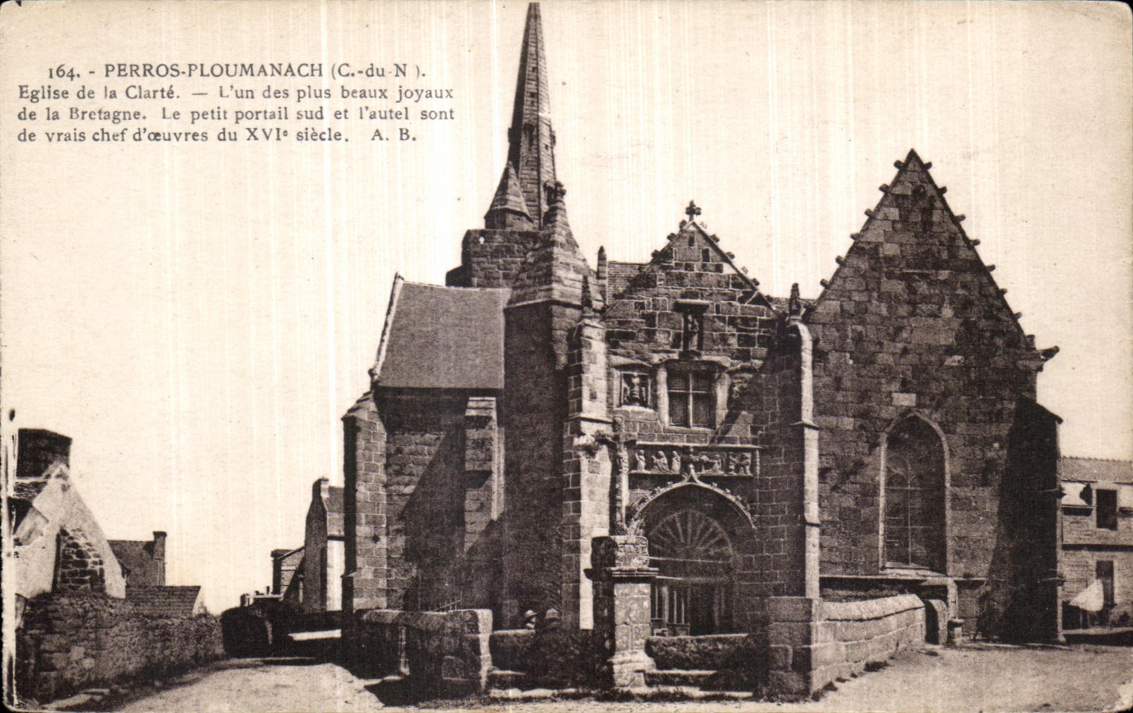 CPA Perros Ploumanac h Eglise de la Clarte 
