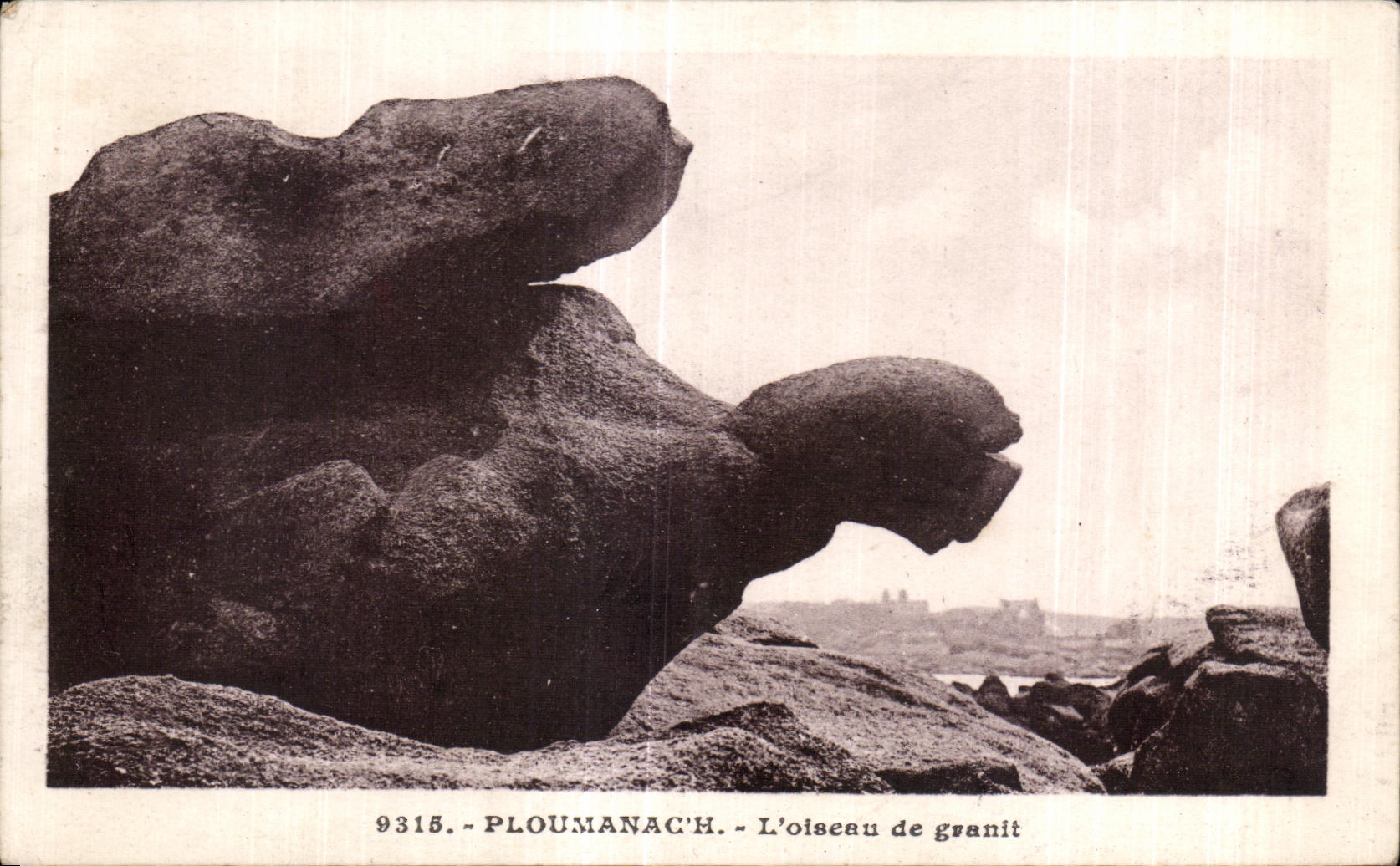 CPA Ploumanac h L oiseau de granit