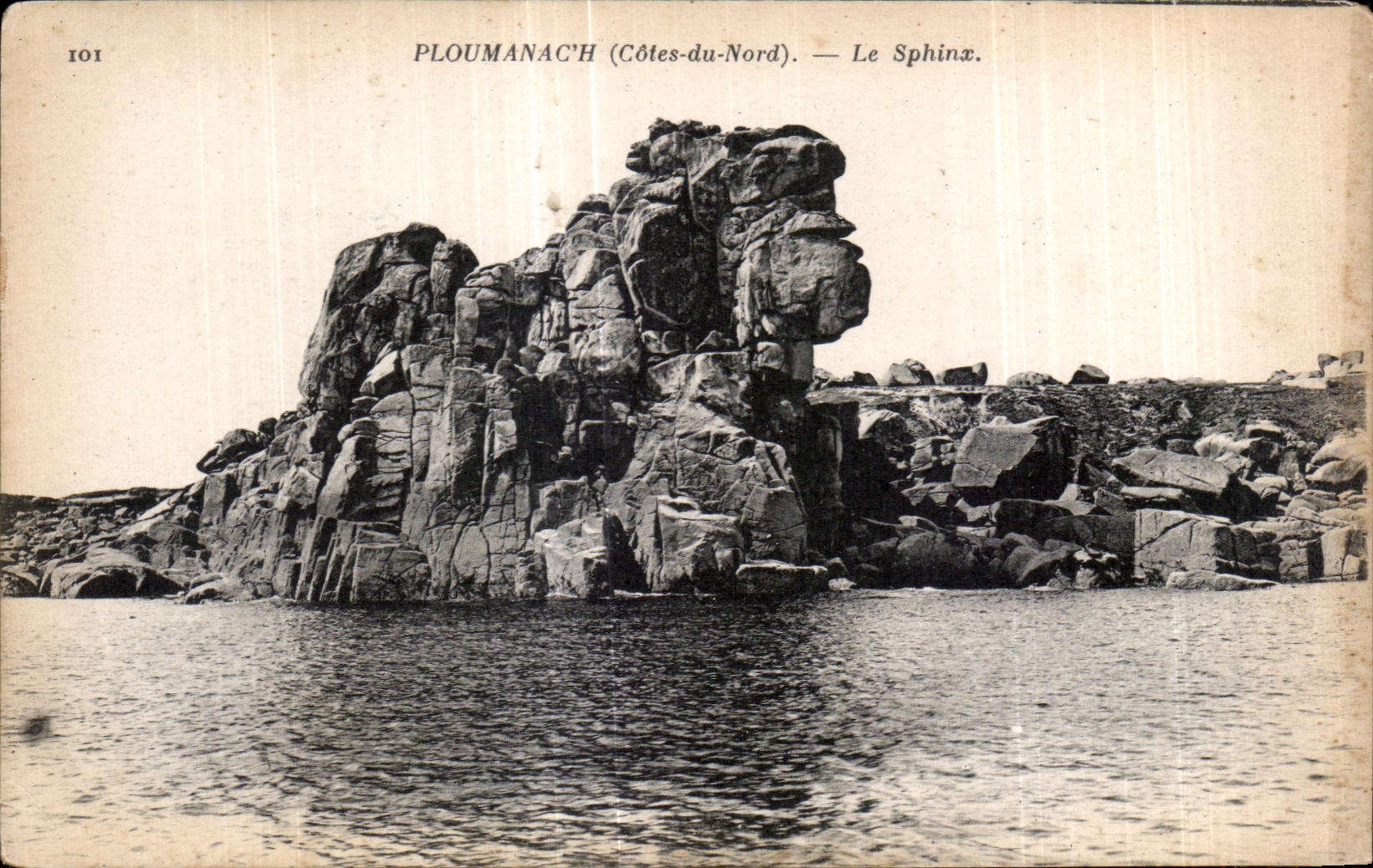 CPA Ploumanac h Le Sphinx