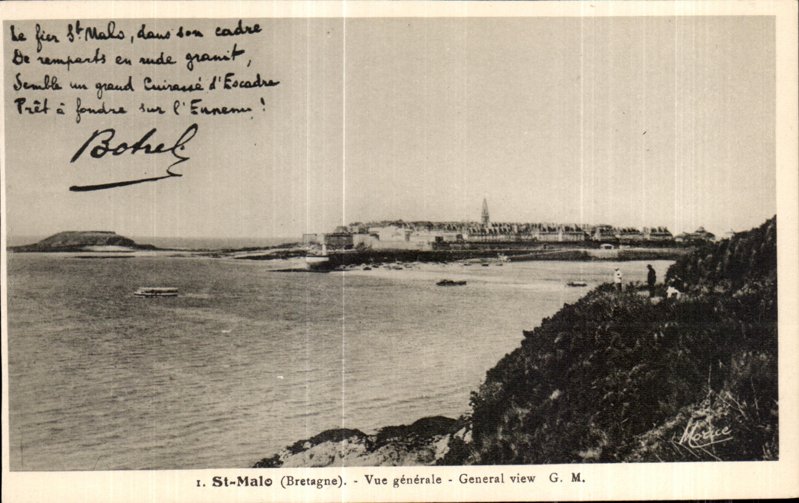 CPA Saint Malo Vue generale Botrel