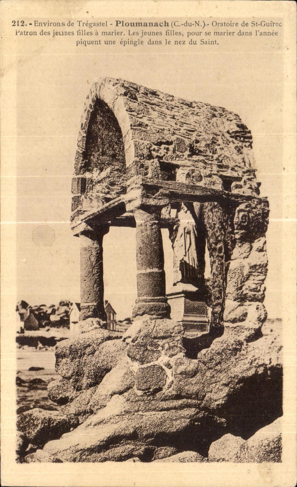 CPA Environs de Tregastel Ploumanac h Oritoire de St Guirec