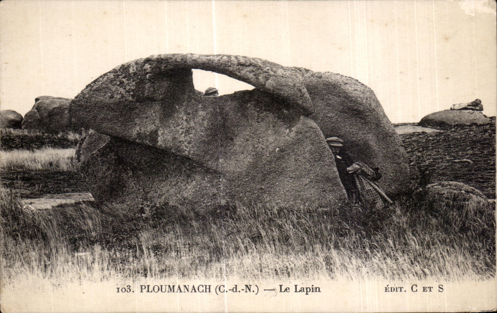 CPA Ploumanac h Le Lapin