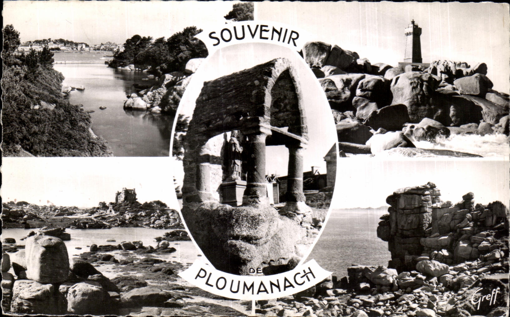 CPA Souvenir Ploumanac h