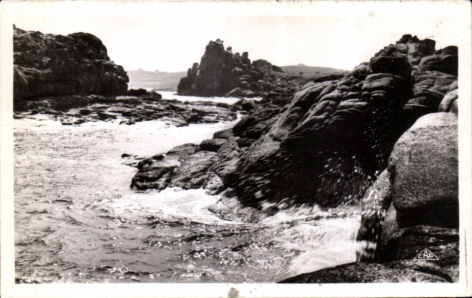 CPA Ploumanac h Rochers a la Pointe du Diable