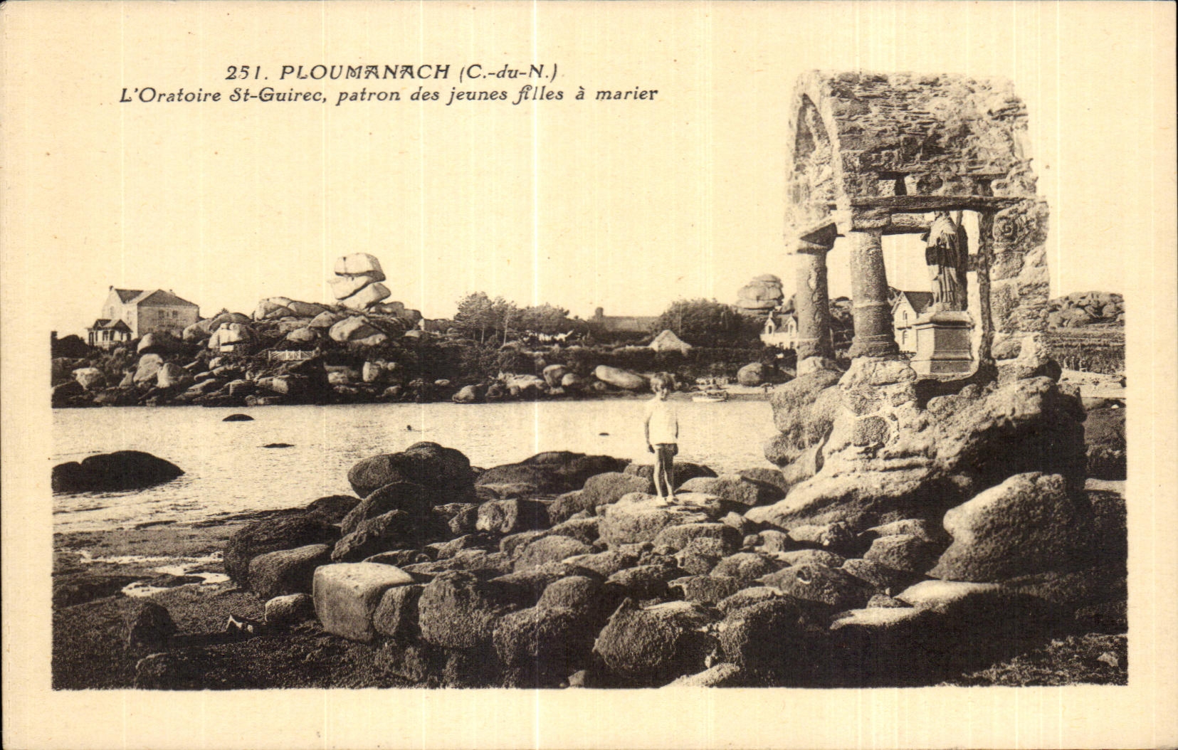CPA Ploumanac h L Oratoire St Guirec