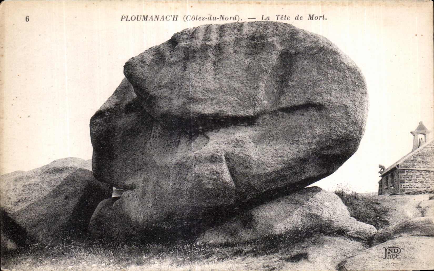 CPA Ploumanac h Cotes du Nord La tete de Mort 