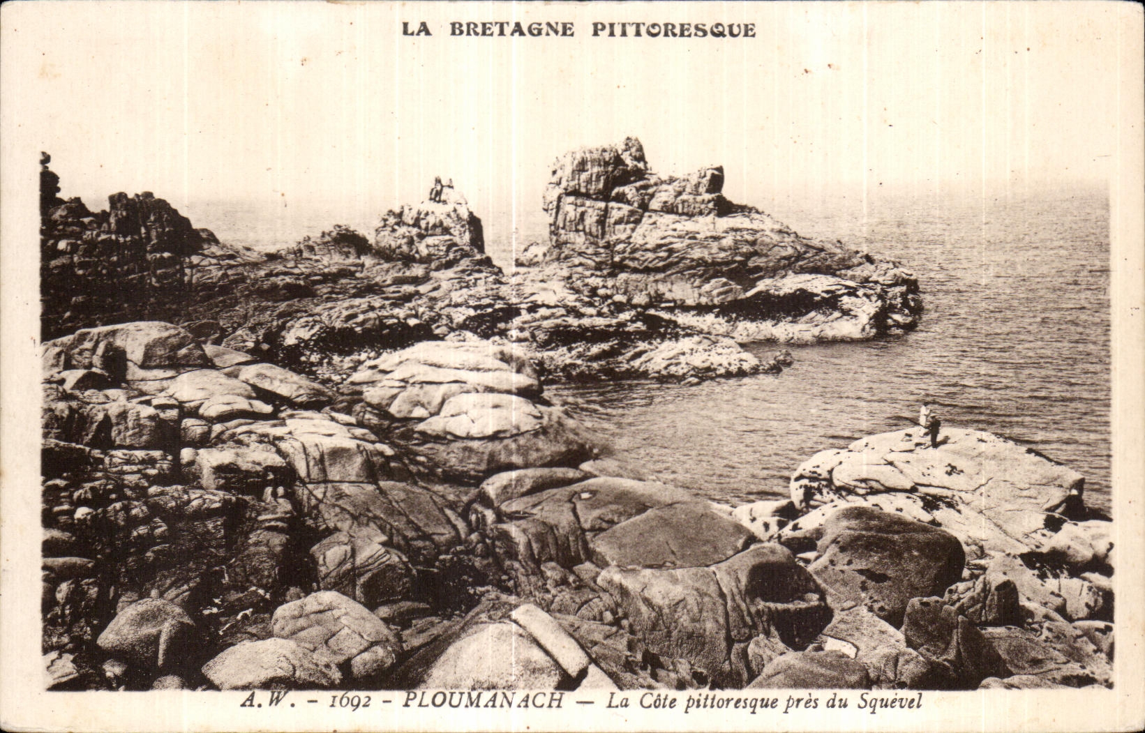 CPA Ploumanac h La Cote Pittoresque pres du Squevel