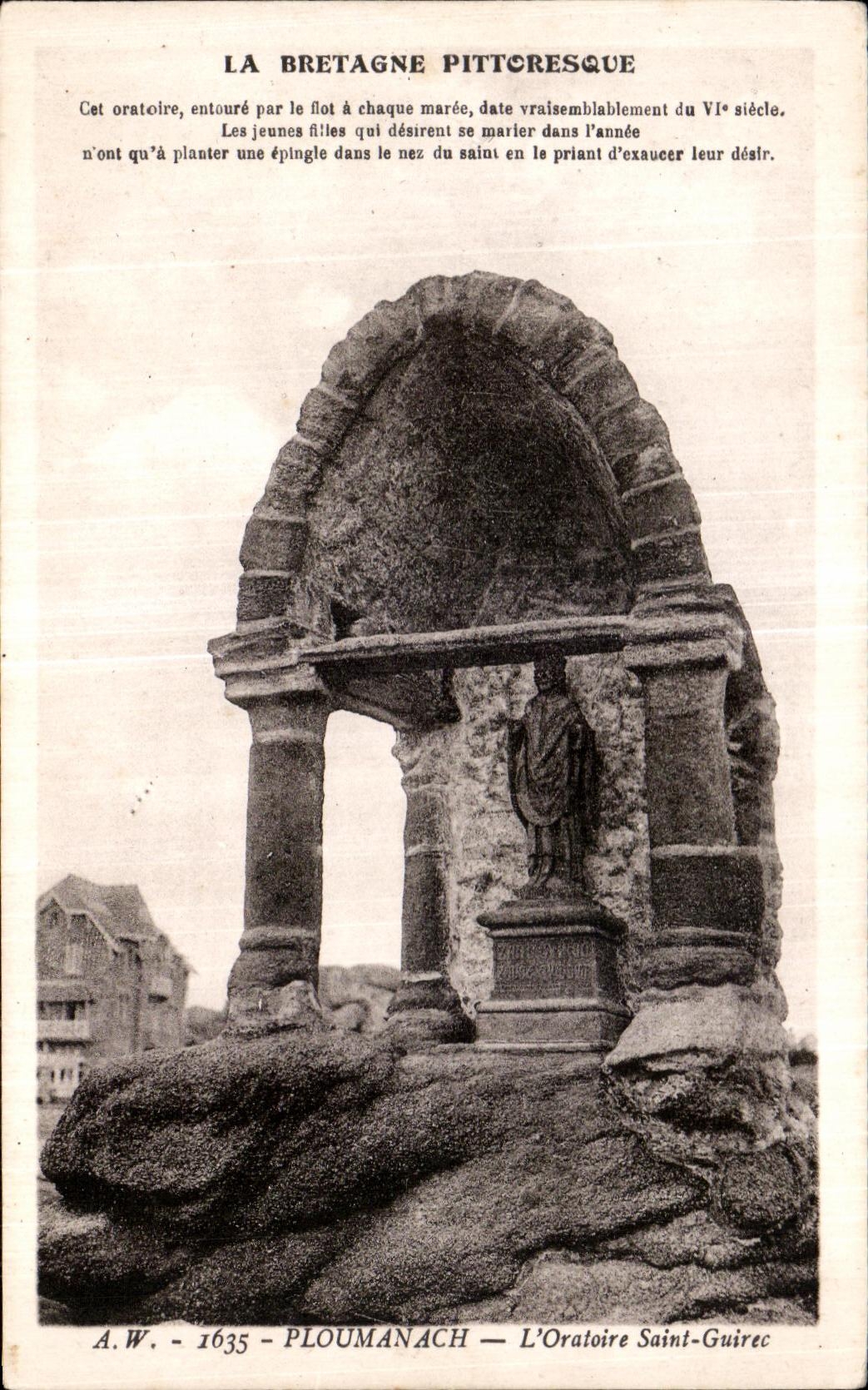 CPA Ploumanac h L Oratoire de Saint Guirec