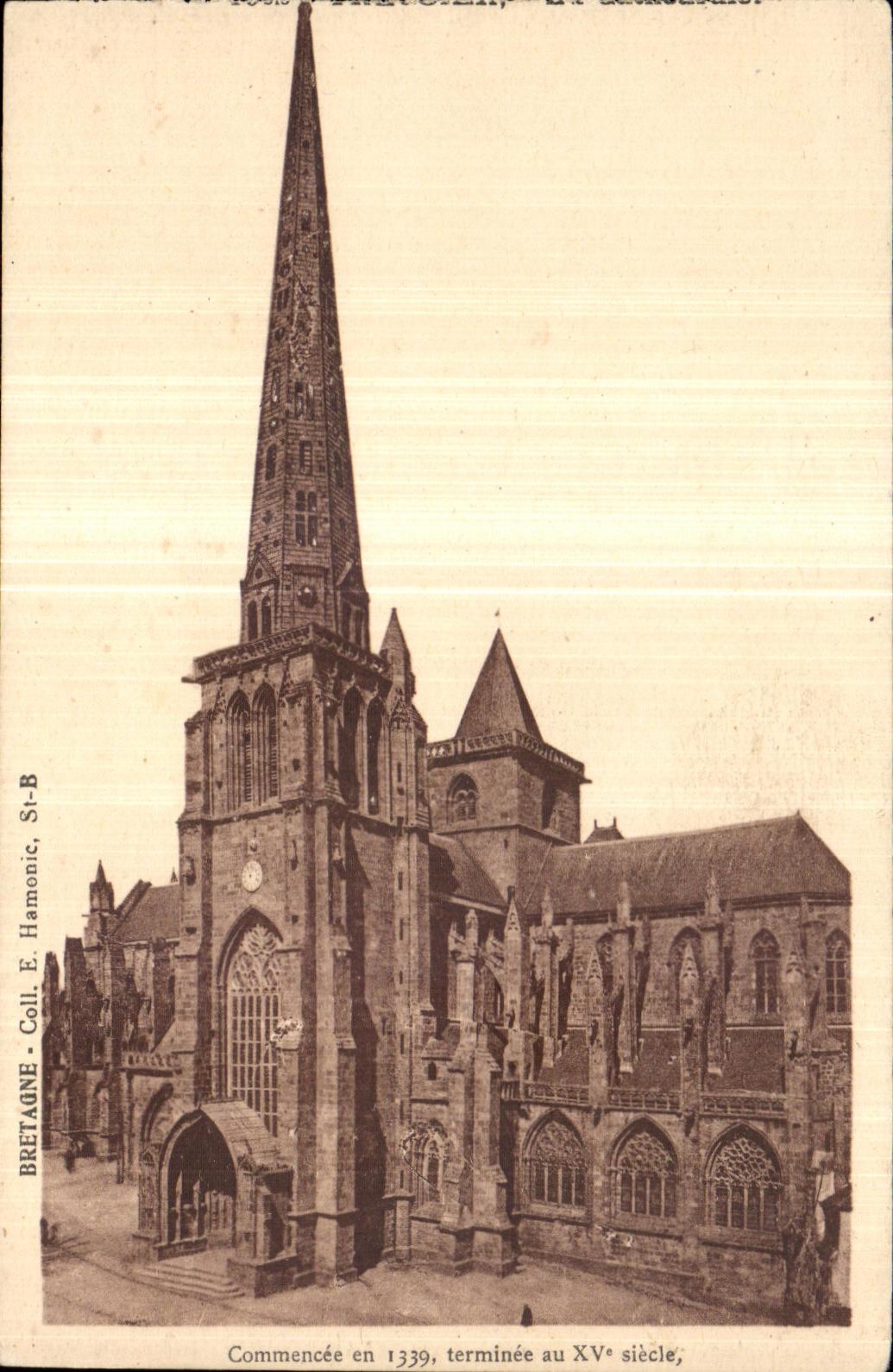 CPA Treguier Cathedrale 1339 Terminee au XV siecle