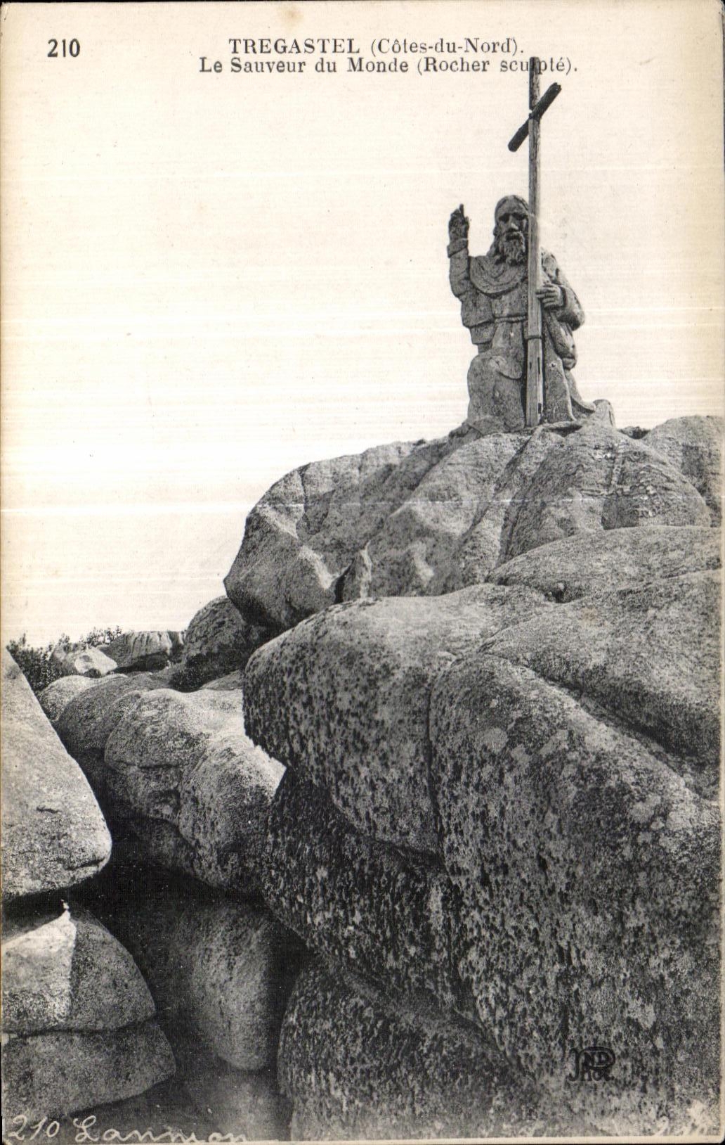 CPA Tregastel Le Sauveur du Monde 