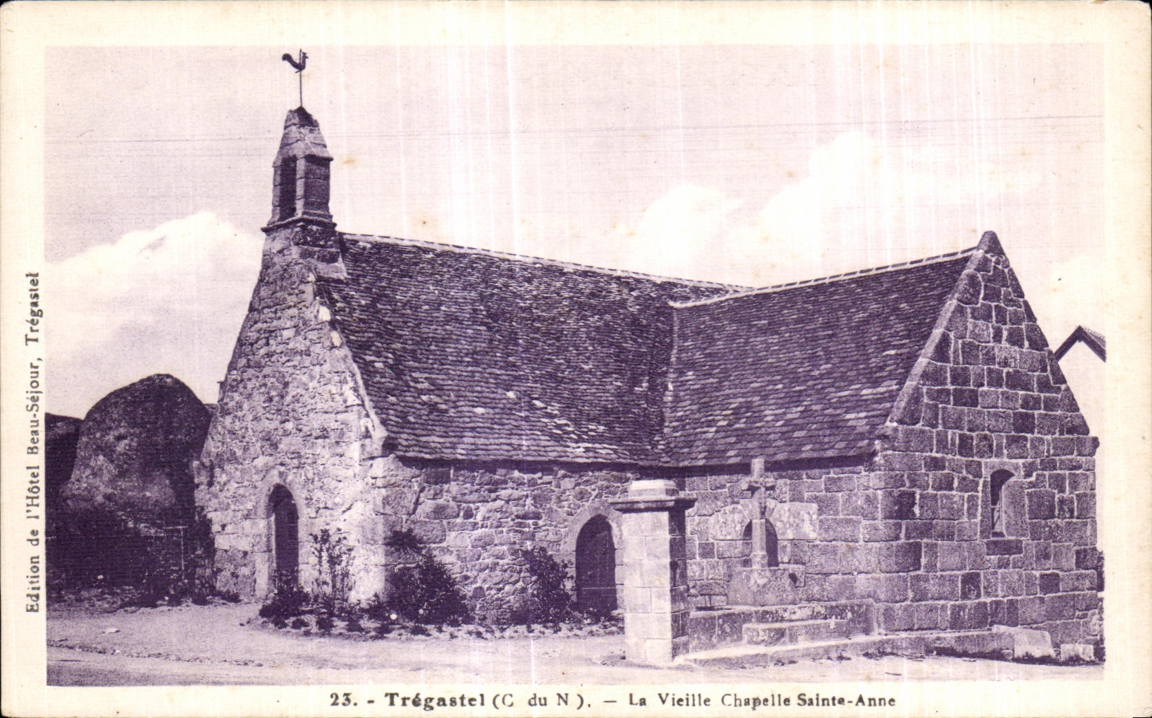 CPA Tregastel La Vieille Chapelle Sainte Anne